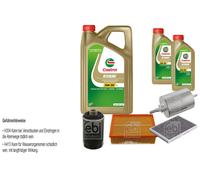 Febi Controllo Set 7L castrol edge Titanio FST 5W-30 Ll per Seat Exeo St