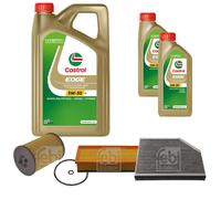 FEBI Controllo Set 7L Castrol EDGE Titanium FST 5W-30 LL Per Audi A4 Avant