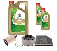 FEBI Controllo Set 7L Castrol EDGE Titanium FST 5W-30 LL Per Audi A4 Avant