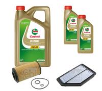 FEBI Controllo Set 7L Castrol EDGE Titanium FST 5W-30 LL Per Honda CR-V III