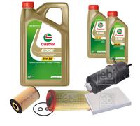 FEBI Controllo Set 7L Castrol EDGE Titanium FST 5W-30 LL Per VW Amarok 2H