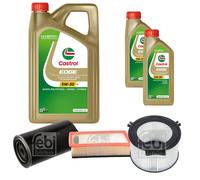 FEBI Controllo Set 7L Castrol EDGE Titanium FST 5W-30 LL Per VW Transporter
