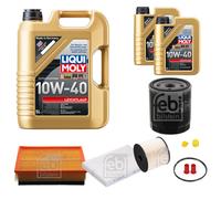 FEBI Controllo set 7L LIQUI MOLY 10W-40 Bassa visciosità per Peugeot 307 Break