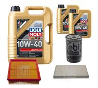 FEBI Controllo Set 7L LIQUI MOLY 10W-40 Leichtlauf Per Audi 100 44 44Q C3