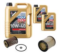 FEBI Controllo Set 7L LIQUI MOLY 10W-40 Leichtlauf Per Mercedes A-Klasse