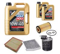 FEBI Controllo Set 7L LIQUI MOLY 10W-40 Leichtlauf Per Mercedes B-Klasse