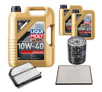 FEBI Controllo Set 7L LIQUI MOLY 10W-40 Leichtlauf Per Suzuki Grand Vitara