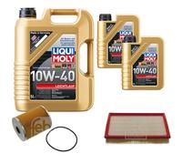 FEBI Controllo Set 7L LIQUI MOLY 10W-40 Leichtlauf Per VW Corrado 53I 2.9