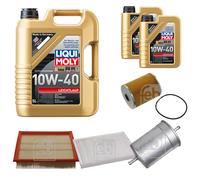 FEBI Controllo Set 7L LIQUI MOLY 10W-40 Leichtlauf Per VW Golf III 1H1 2.8