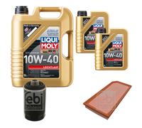 FEBI Controllo Set 7L LIQUI MOLY 10W-40 Leichtlauf Per VW Golf V 1K1 2.0 GTI
