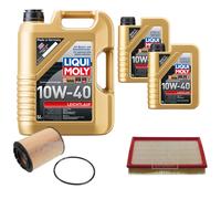 FEBI Controllo Set 7L LIQUI MOLY 10W-40 Leichtlauf Per VW Passat Variant