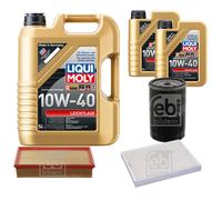 FEBI Controllo Set 7L LIQUI MOLY 10W-40 Leichtlauf Per VW Transporter V