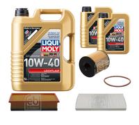 Febi Controllo Set 7L Liqui Moly 10W-40 Scorrevolezza per Lancia Phedra 179 2.0