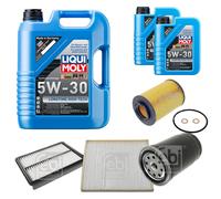 Febi Controllo Set 7L Liqui Moly 5W-30 da Molto Tempo Alto di Tech per Hyundai
