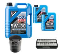 Febi Controllo Set 7L Liqui Moly 5W-30 da Molto Tempo Alto di Tech per Toyota