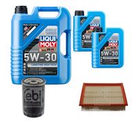 Febi Controllo Set 7L Liqui Moly 5W-30 da Molto Tempo Alto di Tech per VW Golf