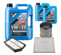 Febi Controllo Set 7L Liqui Moly 5W-30 da Molto Tempo Alto Tech. per Kia