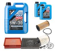 Febi Controllo Set 7L Liqui Moly 5W-30 da Molto Tempo High-Tech per Nissan NV300