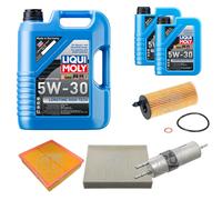Febi Controllo Set 7L Liqui Moly 5W-30 da Molto Tempo High-Tech per Per BMW 1er