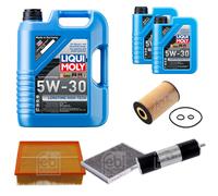 Febi Controllo Set 7L Liqui Moly 5W-30 da Molto Tempo High-Tech per Sedile Exeo