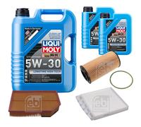 Febi Controllo Set 7L Liqui Moly 5W-30 da Molto Tempo High-Tech per . Volvo XC90