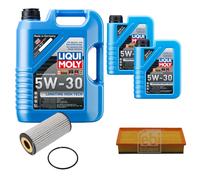 FEBI Controllo Set 7L LIQUI MOLY 5W-30 Longtime High Tech Per Audi A4 Avant