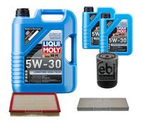 FEBI Controllo Set 7L LIQUI MOLY 5W-30 Longtime High Tech Per Audi Cabriolet