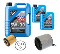 FEBI Controllo Set 7L LIQUI MOLY 5W-30 Longtime High Tech Per BMW 1Er E81