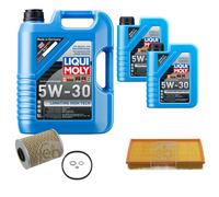 FEBI Controllo Set 7L LIQUI MOLY 5W-30 Longtime High Tech Per BMW 5 Serie E34