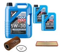 FEBI Controllo Set 7L LIQUI MOLY 5W-30 Longtime High Tech Per BMW 5 Serie E39