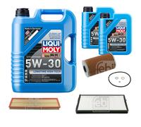 FEBI Controllo set 7L LIQUI MOLY 5W-30 Longtime High-Tech per BMW serie 5 E34