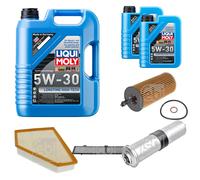 FEBI Controllo Set 7L LIQUI MOLY 5W-30 Longtime High Tech Per BMW X1 E84