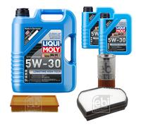 FEBI Controllo Set 7L LIQUI MOLY 5W-30 Longtime High Tech Per Mercedes E