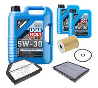 FEBI Controllo Set 7L LIQUI MOLY 5W-30 Longtime High Tech Per Opel Antara
