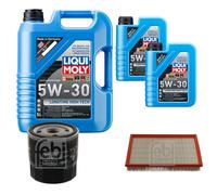 FEBI Controllo Set 7L LIQUI MOLY 5W-30 Longtime High Tech Per Opel Calibra A