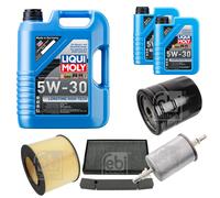 FEBI Controllo Set 7L LIQUI MOLY 5W-30 Longtime High Tech Per Saab 9-5 Kombi