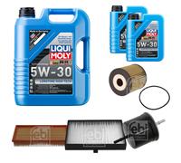 FEBI Controllo Set 7L LIQUI MOLY 5W-30 Longtime High Tech Per Volvo C70 I