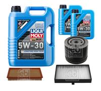 FEBI Controllo Set 7L LIQUI MOLY 5W-30 Longtime High Tech Per Volvo V70 I