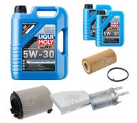FEBI Controllo set 7L LIQUI MOLY 5W-30 Longtime High Tech per VW EOS 1F7