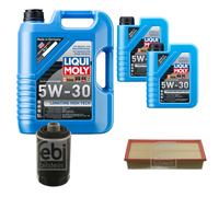 FEBI Controllo Set 7L LIQUI MOLY 5W-30 Longtime High Tech Per VW Golf VI 5K1