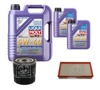 Febi Controllo Set 7L Liqui Moly 5W-40 Bassa Visciosità High-Tech per Opel Chris