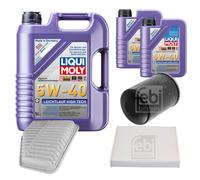 FEBI Controllo set 7L LIQUI MOLY 5W-40 Leichtlauf High-Tech per