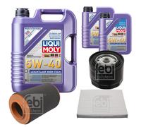 FEBI Controllo set 7L LIQUI MOLY 5W-40 Leichtlauf High-Tech per
