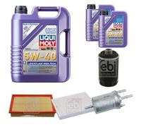 FEBI Controllo set 7L LIQUI MOLY 5W-40 Leichtlauf High-Tech per