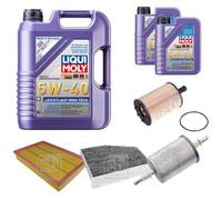 FEBI Controllo Set 7L LIQUI MOLY 5W-40 Leichtlauf High Tech Per Audi A3