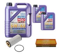 FEBI Controllo Set 7L LIQUI MOLY 5W-40 Leichtlauf High Tech Per Audi A4