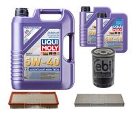 FEBI Controllo Set 7L LIQUI MOLY 5W-40 Leichtlauf High Tech Per Audi Coupe