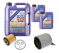 FEBI Controllo Set 7L LIQUI MOLY 5W-40 Leichtlauf High Tech Per BMW 1er E81