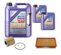 FEBI Controllo Set 7L LIQUI MOLY 5W-40 Leichtlauf High Tech Per BMW 3er