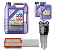 FEBI Controllo Set 7L LIQUI MOLY 5W-40 Leichtlauf High Tech Per Fiat Marea